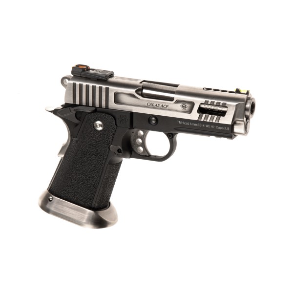 Pistola GBB Hi-Capa 3.8 Force Full Metal Prateada [WE]