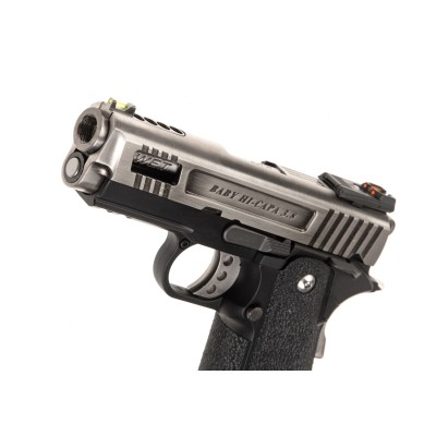 WE Hi-Capa 3.8 Force Full Metal GBB Silver Airsoft Pistol - photo 4