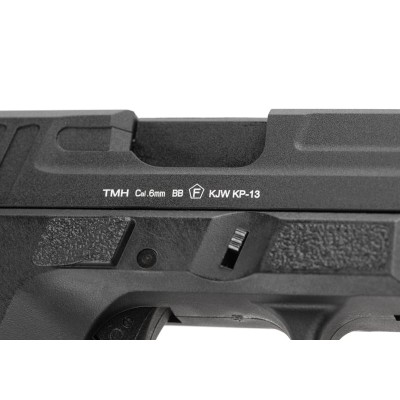 Pistola Airsoft GBB CO₂ KJ Works KP-13 TBC Metal Version Preta - fotografia 5
