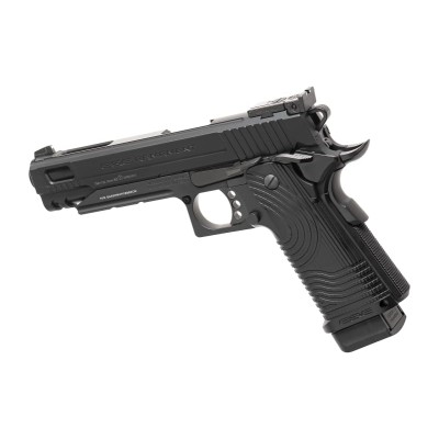 Pistola Airsoft GBB G&G GPM1911 CP MS Mk I Metal Version Preta - fotografia 2