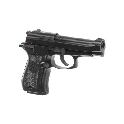 WE M84 Full Metal GBB Black Airsoft Pistol - product view