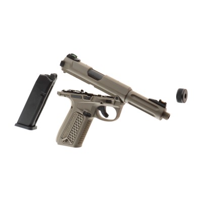 Pistola Airsoft GBB Action Army AAP01 Full Auto / Semi Auto Dark Earth - fotografia 5