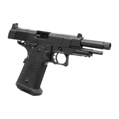Pistola Airsoft GBB Army Armament R504 Full Metal Preta - fotografia 3