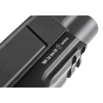 Pistola Airsoft GBB Army Armament R504 Full Metal Preta - fotografia 6