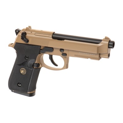 WE M9 A1 Full Metal CO₂ Desert Airsoft Pistol - product view