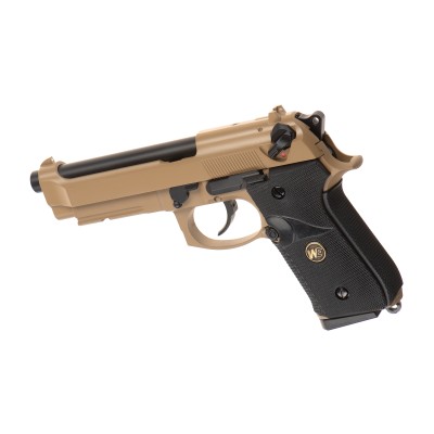 WE M9 A1 Full Metal CO₂ Desert Airsoft Pistol - photo 2