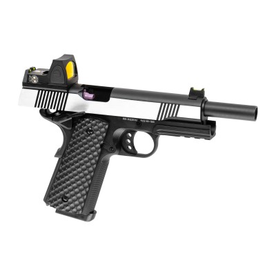 Pistola Airsoft GBB Raven MEU Railed + BDS Prateada - fotografia 3