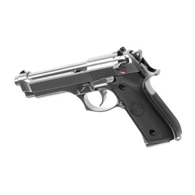 WE M9 A1 V2 Full Metal GBB Silver Airsoft Pistol - photo 2