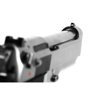 WE M9 A1 V2 Full Metal GBB Silver Airsoft Pistol - photo 6