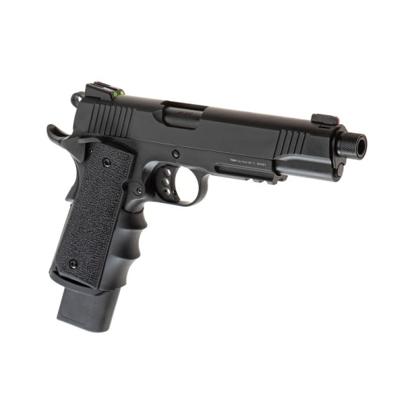 Pistola GBB M1911 Extended Full Metal Preta [Army Armament]