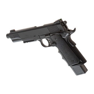 Army Armament M1911 Extended Full Metal GBB Black Airsoft Pistol - photo 2