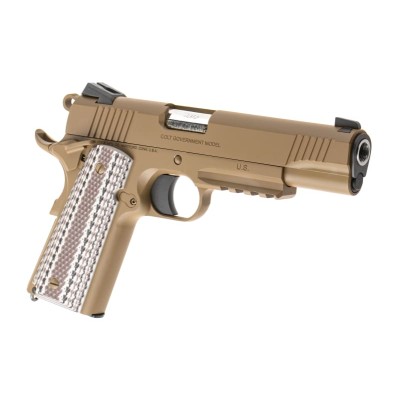 Army Armament M45A1 GBB FDE Airsoft Pistol - product view