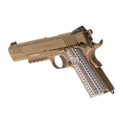 Army Armament M45A1 GBB FDE Airsoft Pistol - photo 2