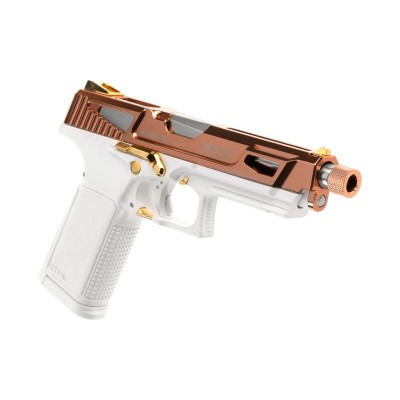 Pistola Airsoft GBB G&G GTP 9 MS Special Edition Ouro Rosa - vista do produto
