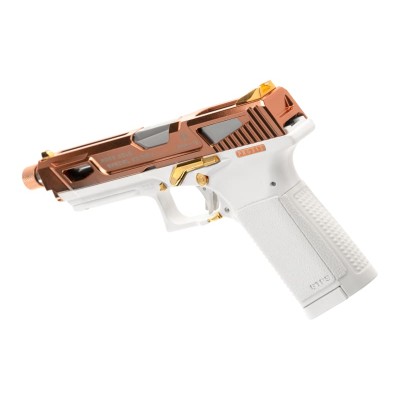 Pistola Airsoft GBB G&G GTP 9 MS Special Edition Ouro Rosa - fotografia 2