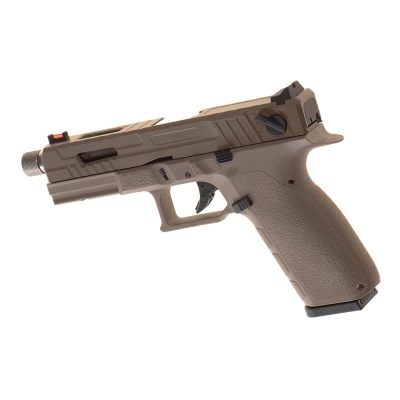 Pistola Airsoft GBB CO₂ KJ Works KP-13F TBC Full Auto Metal Version Coyote - fotografia 2