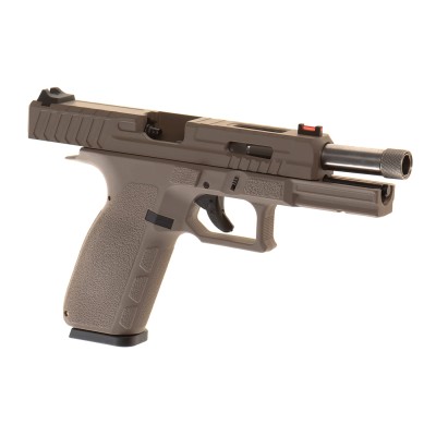 KJ Works KP-13F TBC Full Auto Metal Version CO₂ Tan Airsoft Pistol - photo 3