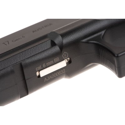 Pistola Airsoft GBB CO₂ Glock G17 Gen 4 Metal Version Preta - fotografia 6