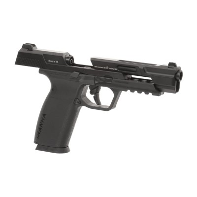 Pistola Airsoft GBB G&G Piranha Mk I Preta - fotografia 3