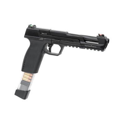 Pistola Airsoft GBB G&G Piranha SL Preta - fotografia 4
