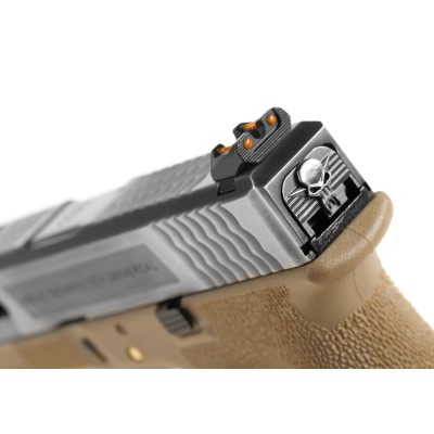 WE G-Force 17 SV Silver Barrel Metal Version GBB Desert Airsoft Pistol - photo 5