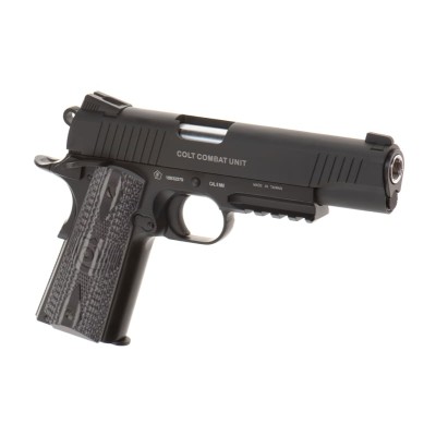 Pistola Airsoft GBB CO₂ Colt Combat Unit Preta - vista do produto
