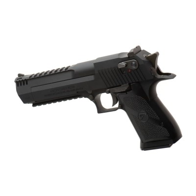Pistola Airsoft GBB WE Desert Eagle L6 .50 AE Full Metal Preta - fotografia 2