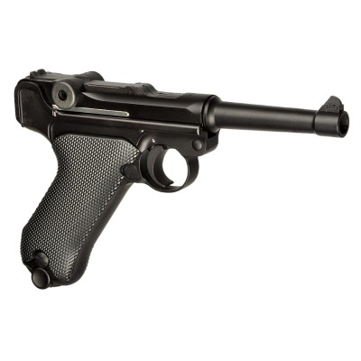 WE P08 Full Metal GBB Black Airsoft Pistol - product view