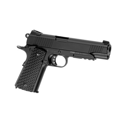 Pistola Airsoft GBB CO₂ KWC M1911 Tactical Full Metal Preta - vista do produto