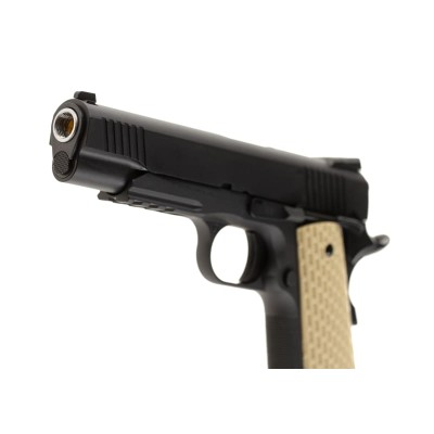 Pistola Airsoft GBB WE Desert Warrior 5.1 Full Metal Preta - fotografia 4