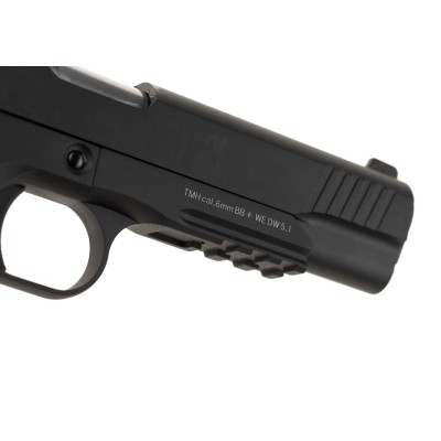WE Desert Warrior 5.1 Full Metal GBB Black Airsoft Pistol - photo 5