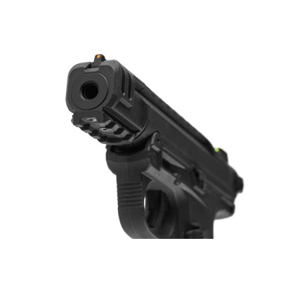 Pistola Airsoft GBB Action Army AAP01C Full Auto / Semi Auto Preta - fotografia 4