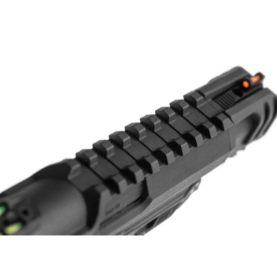 Pistola Airsoft GBB Action Army AAP01C Full Auto / Semi Auto Preta - fotografia 5