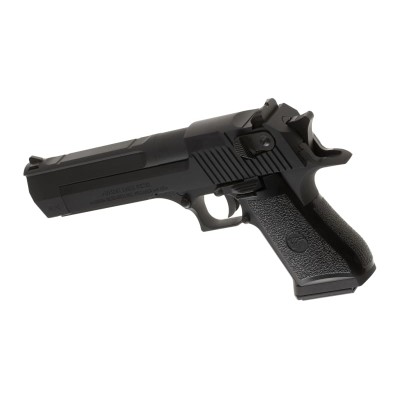 Pistola Airsoft GBB WE Desert Eagle .50 AE Full Metal Preta - fotografia 2
