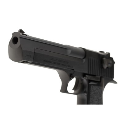 Pistola Airsoft GBB WE Desert Eagle .50 AE Full Metal Preta - fotografia 4