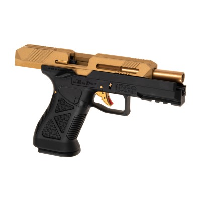 HFC AG-17 Metal Version GBB Gold Airsoft Pistol - photo 3