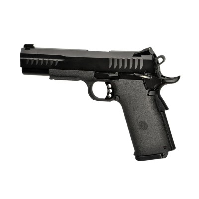 Pistola Airsoft GBB KJ Works KP-08 Full Metal Preta - fotografia 2