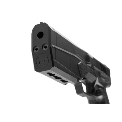 Pistola Airsoft GBB CO₂ Krytac SilencerCo Maxim 9 Preta - fotografia 4
