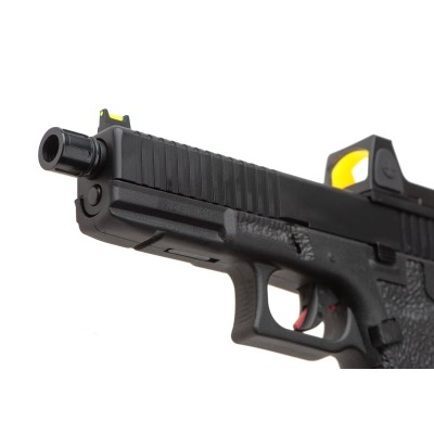 Pistola Airsoft GBB Vorsk EU7 + BDS Preta - fotografia 4