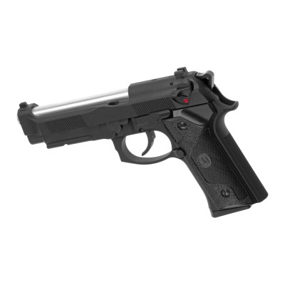 Pistola Airsoft GBB KJ Works M9IA Full Metal Preta - fotografia 2