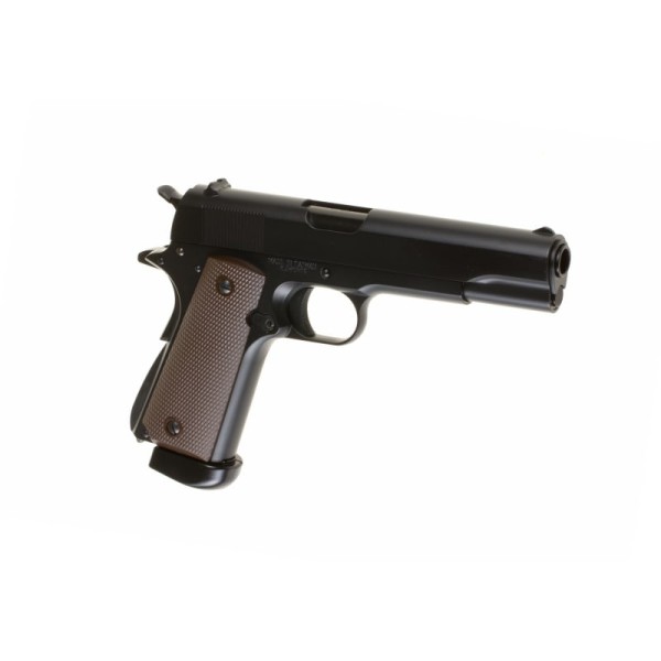 Pistola GBB CO₂ M1911 Full Metal Preta [KJ Works]
