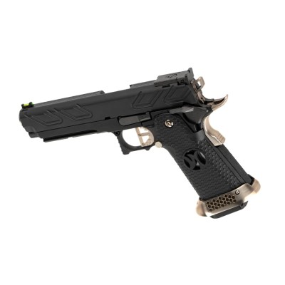 Pistola Airsoft GBB AW Custom HX2302 Full Metal Preta - fotografia 2