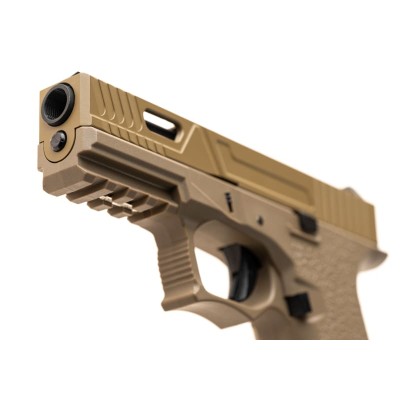Pistola Airsoft GBB AW Custom VX9301 Full Metal FDE - fotografia 4