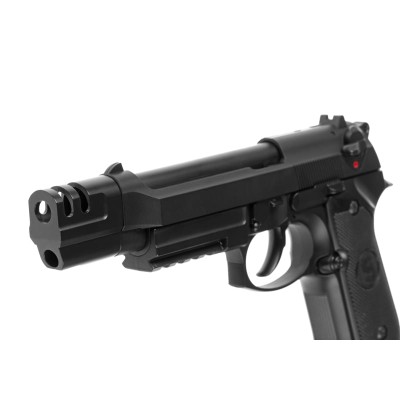 Pistola Airsoft GBB LS M9 Tactical Preta - fotografia 4