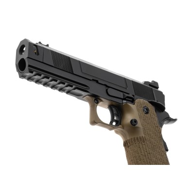 Pistola Airsoft GBB Army Armament R501 Full Metal Desert - fotografia 4