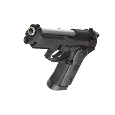 Pistola Airsoft GBB CO₂ KJ Works M9IA Full Metal Preta - fotografia 4