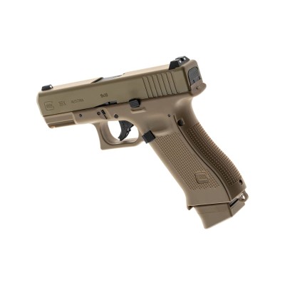 Pistola Airsoft GBB CO₂ Glock G19X Metal Version Coyote - fotografia 2