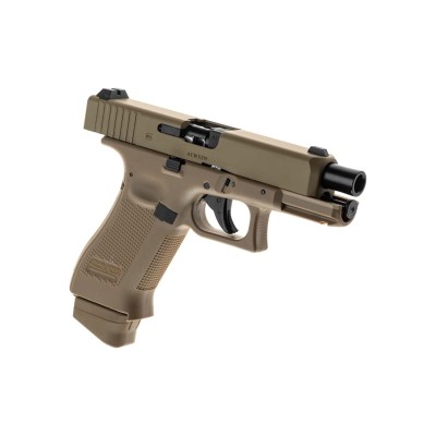 Pistola Airsoft GBB CO₂ Glock G19X Metal Version Coyote - fotografia 3