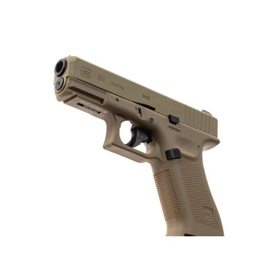 Pistola Airsoft GBB CO₂ Glock G19X Metal Version Coyote - fotografia 4