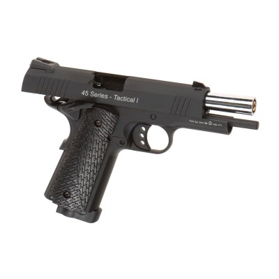 Pistola Airsoft GBB CO₂ HFC HG-171 Metal Version Preta - fotografia 3